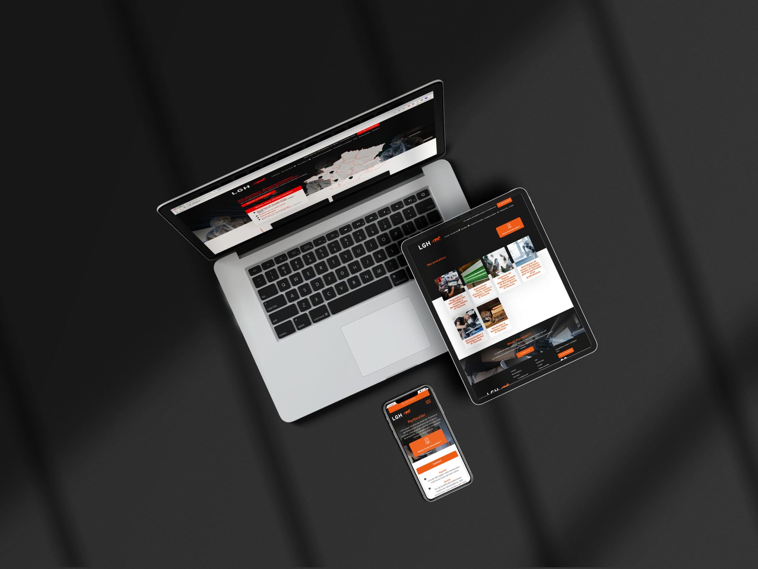 création site internet dératisateur