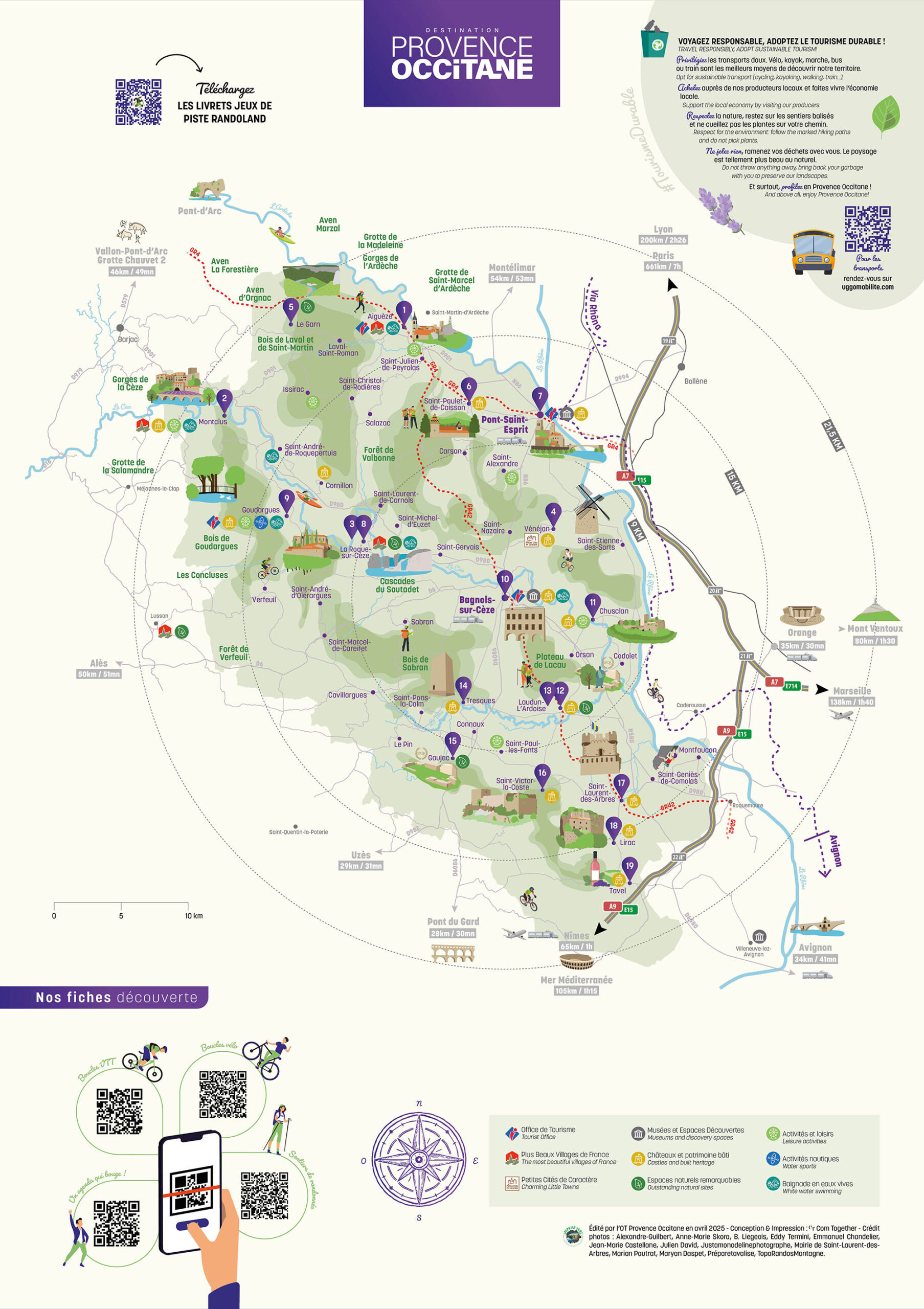 création carte touristique office