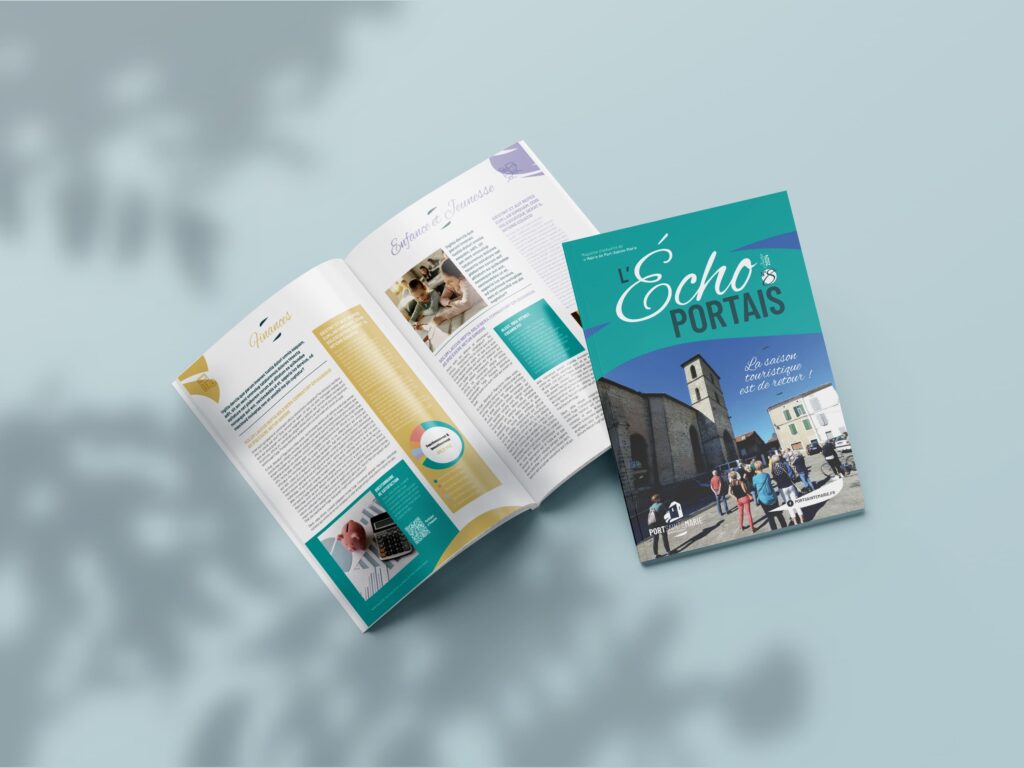 conception brochure pour la ville de Port sainte marie