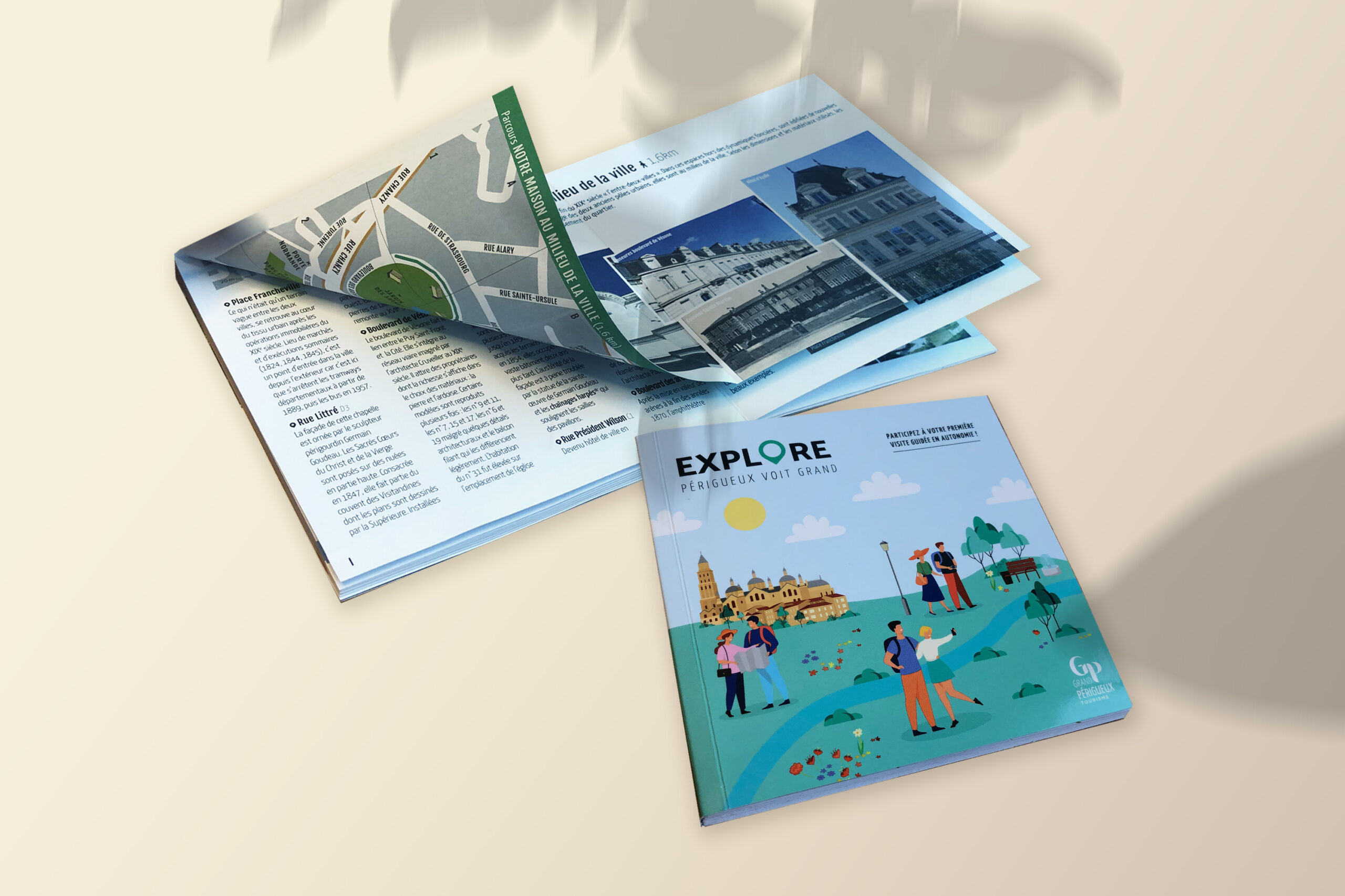 présentation carte ville OT Grand Périgueux