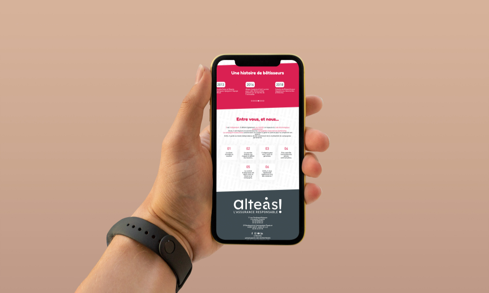 site internet responsive alteas