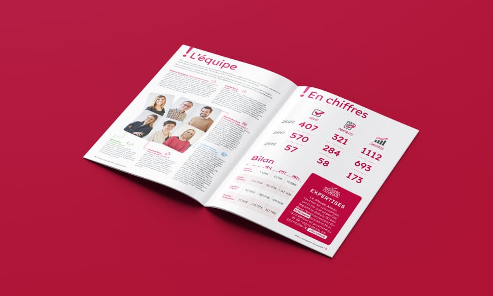 conception plaquette graphique