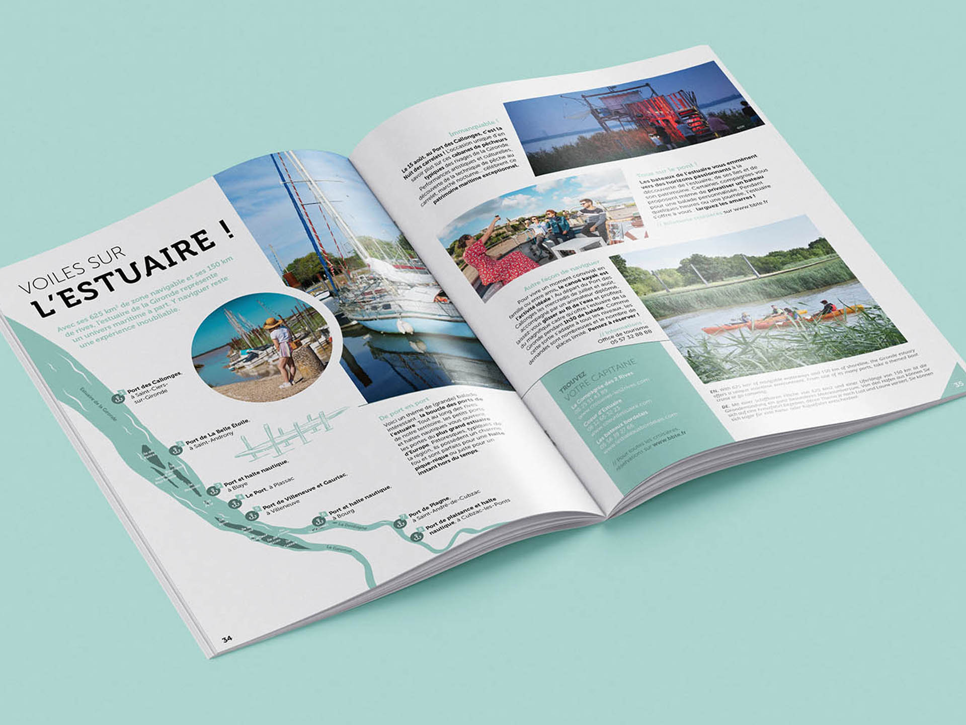 création brochure OT Blaye