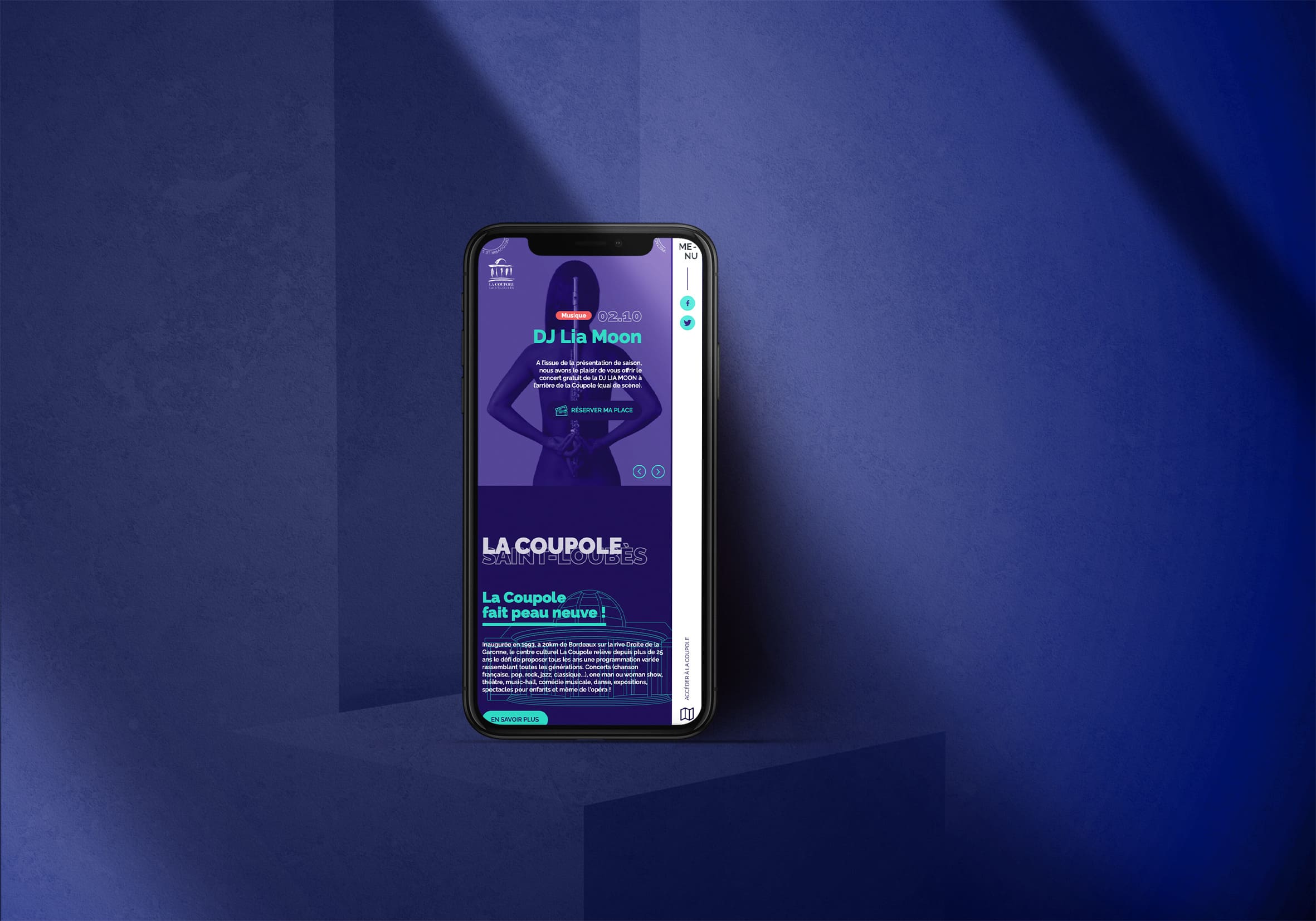 création site web culturel responsive