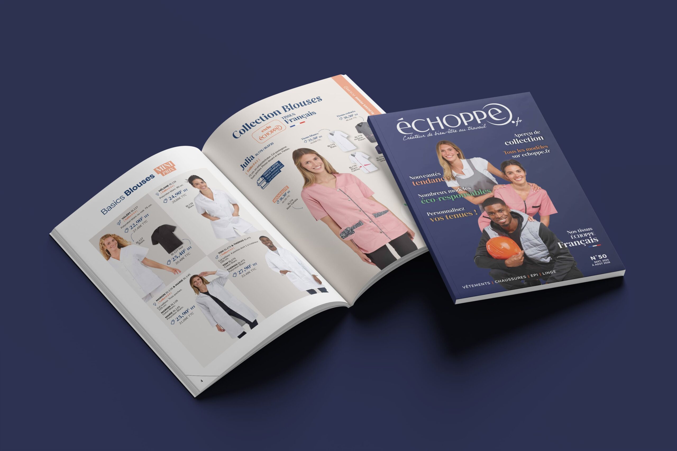 création catalogue vêtements
