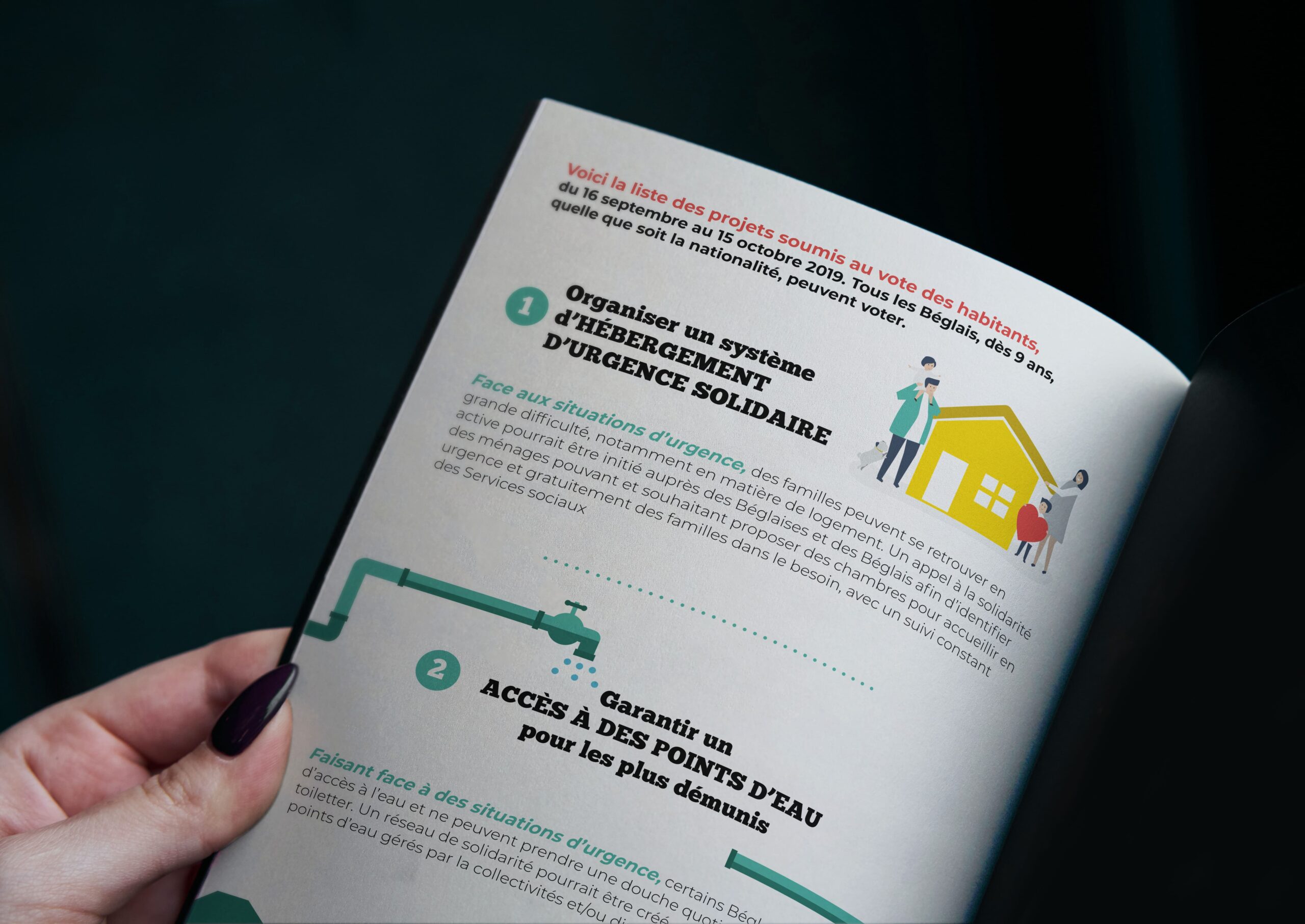 conception brochure mairie de bègles