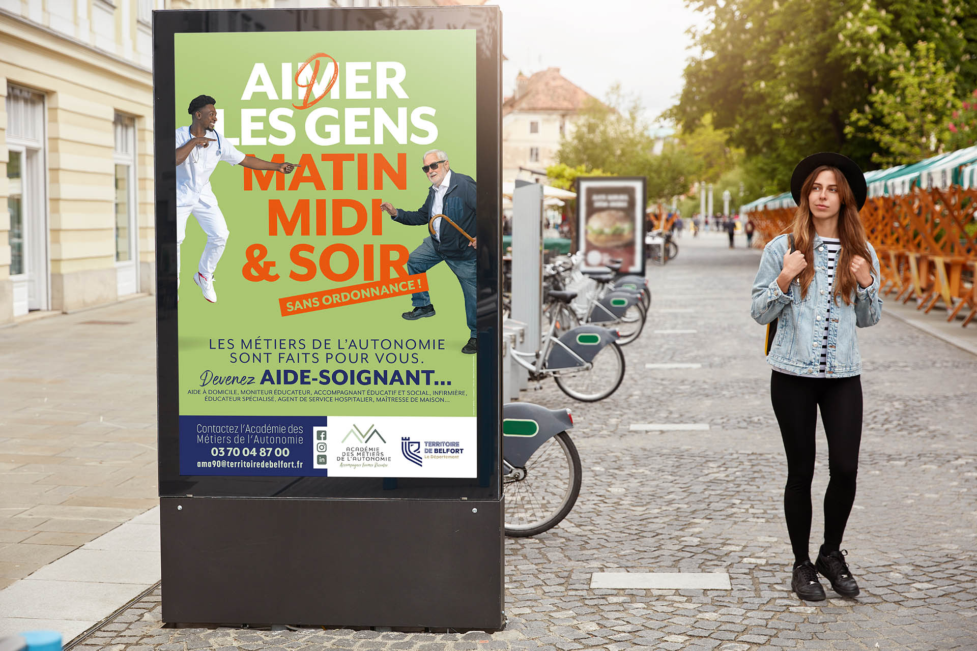 Territoire de Belfort - Affiche DOOH