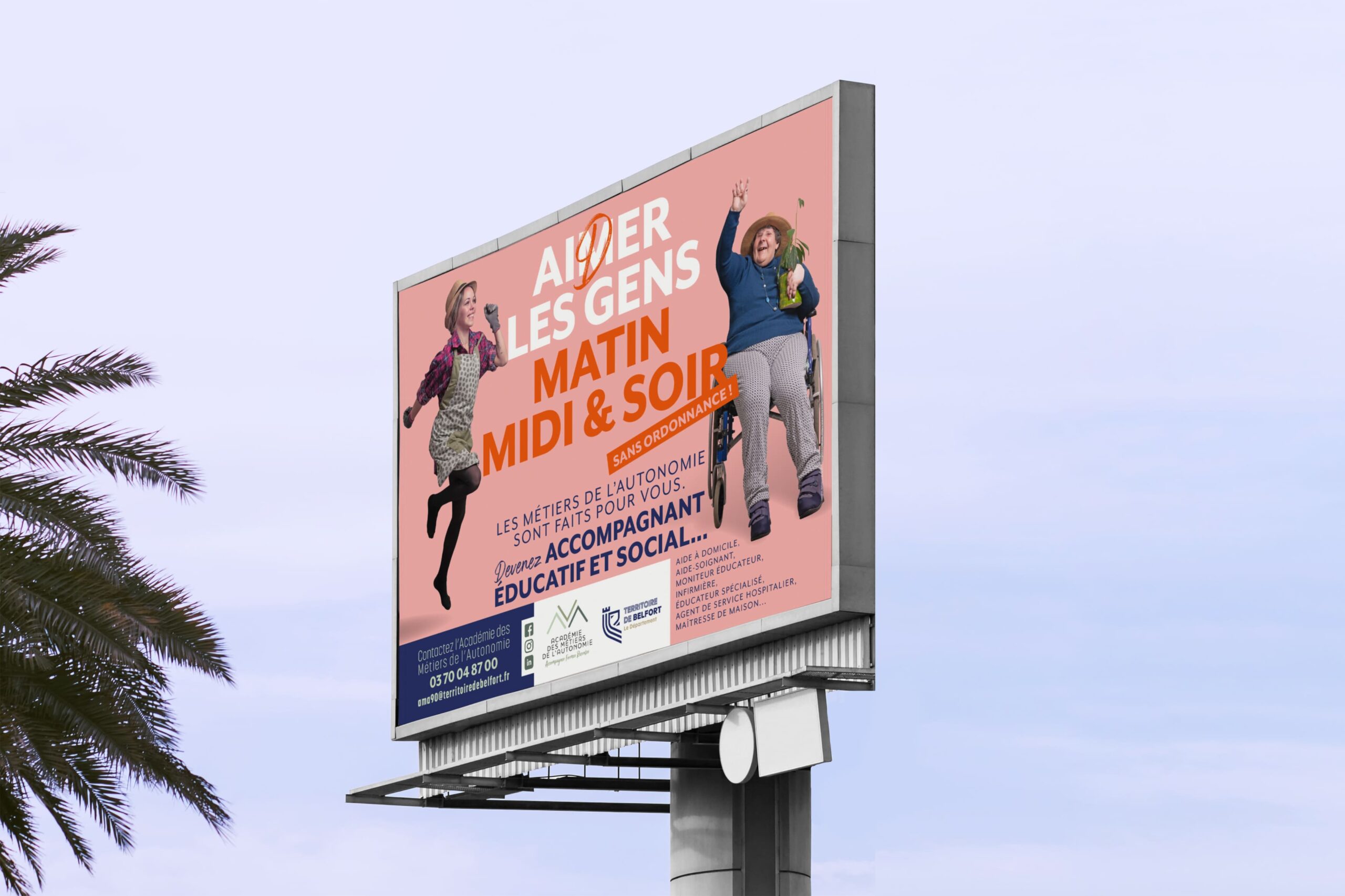Affiche pour le territoire de Belfort par Com Together