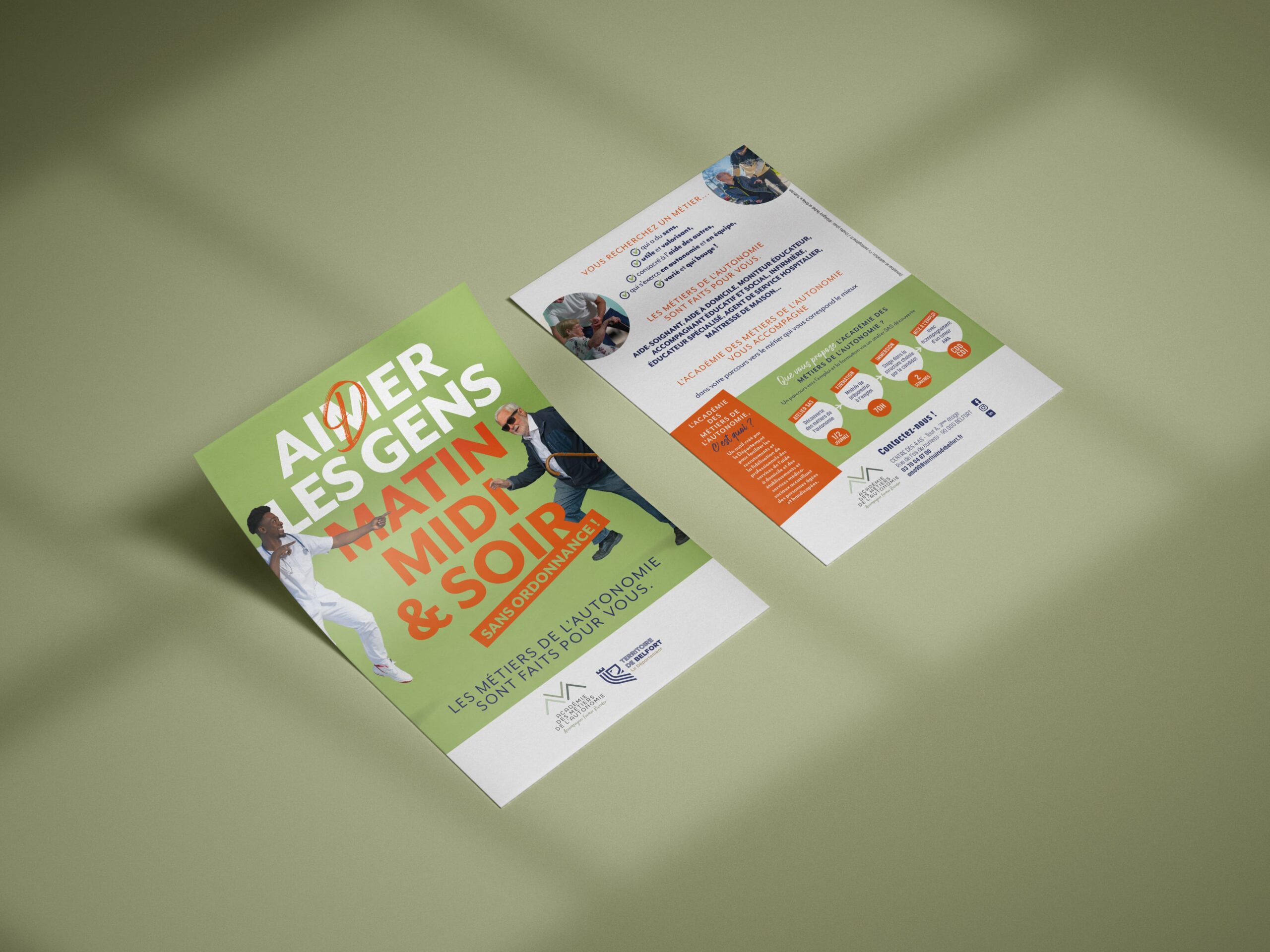 Flyer pour le territoire de Belfort par Com Together